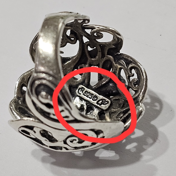 Carolyn Pollack Relios 925 Swirl Dome Ring - Picture 13 of 16